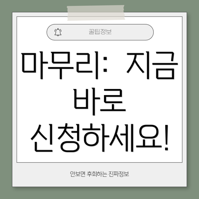 마무리:  지금 바로 신청하세요!