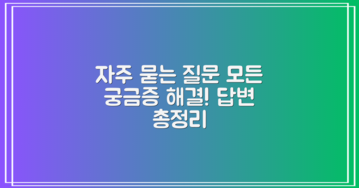 자주 묻는 질문