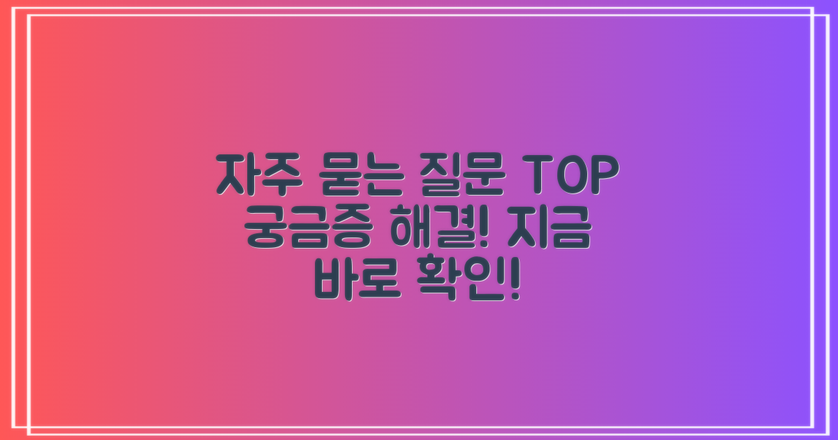 자주 묻는 질문