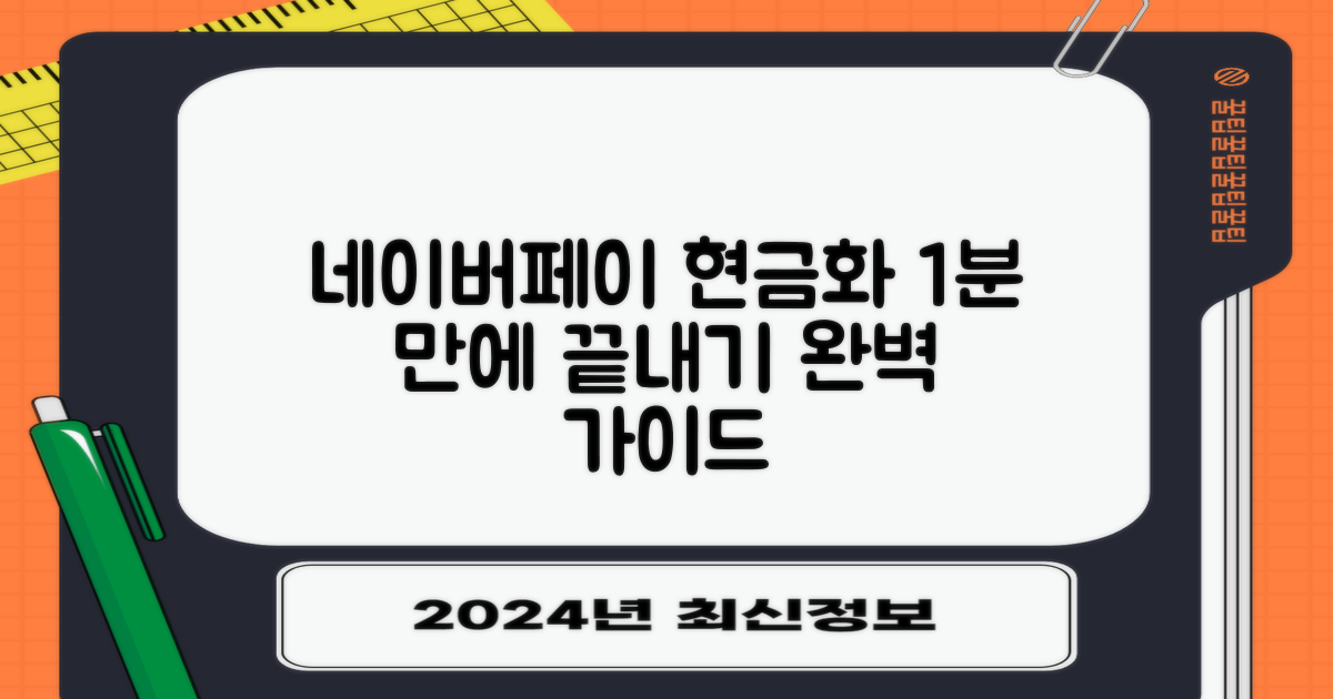 네이버페이 포인트 현금화: 1분 만에 끝내는 완벽 가이드