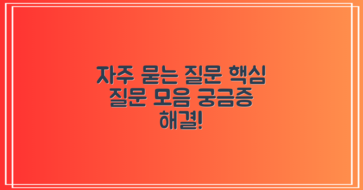자주 묻는 질문