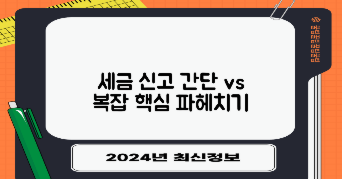 세금 신고: 간단 vs 복잡