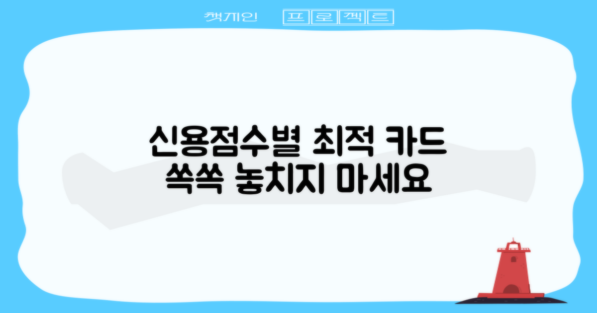 신용점수별 최적 카드 추천