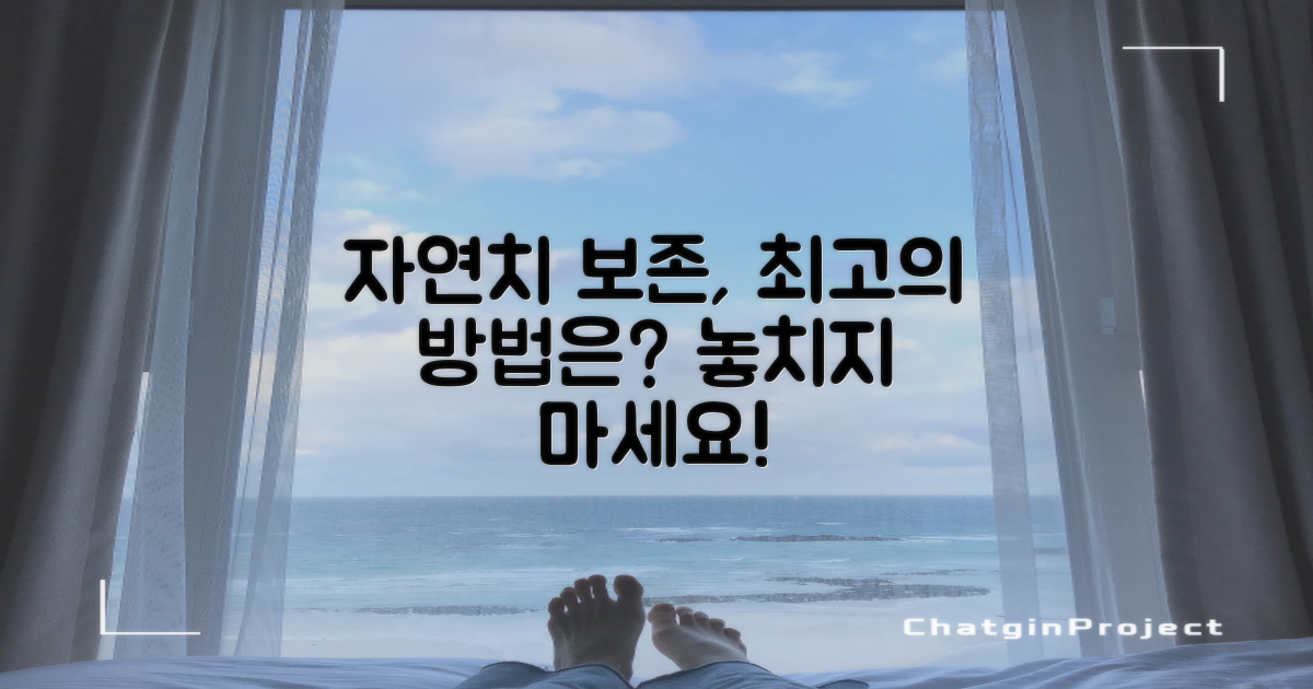 자연치 보존, 어떤 방법이 최선일까?