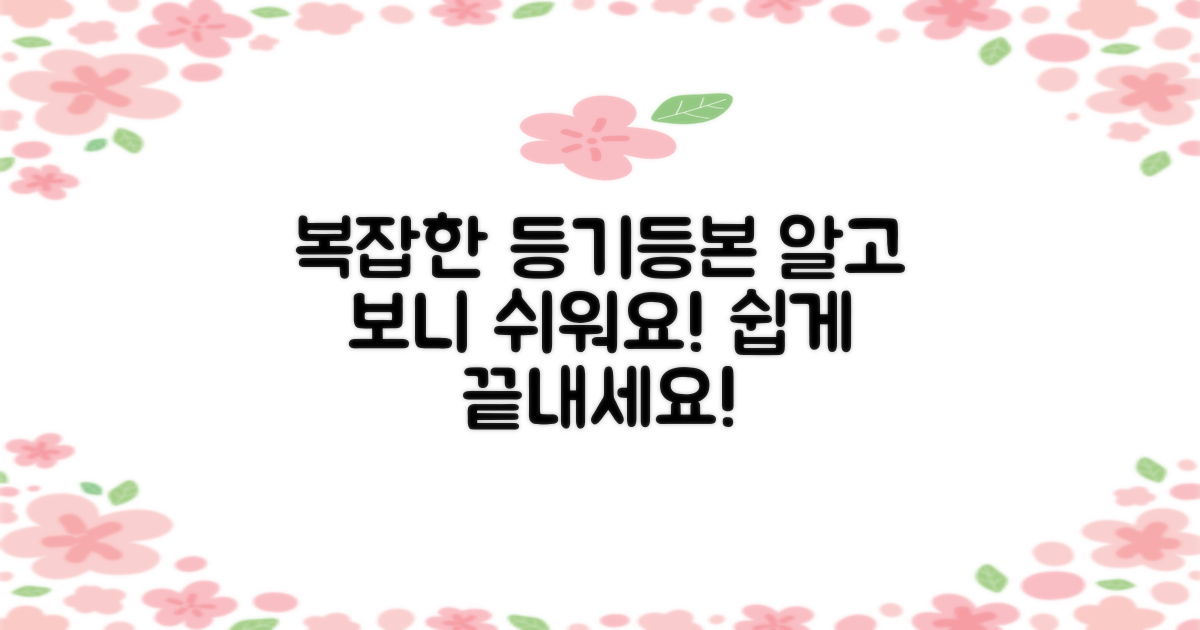 등기·등본, 복잡한 절차 알고 보니