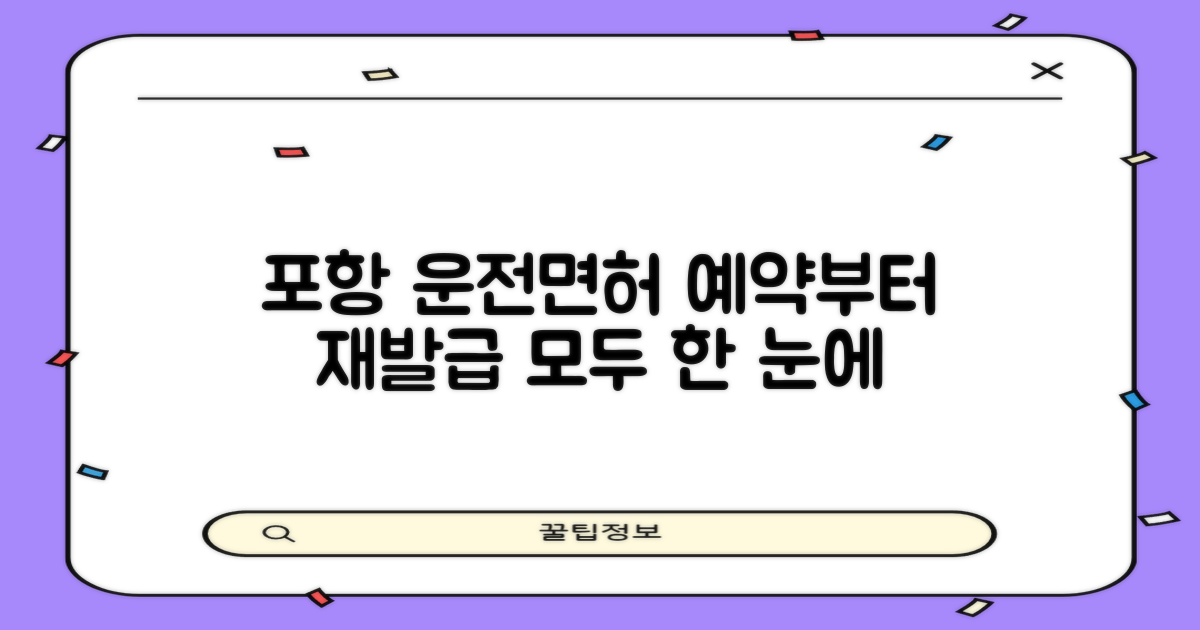 포항 운전면허시험장: 예약부터 면허증 재발급까지, 알아야 할 모든 것