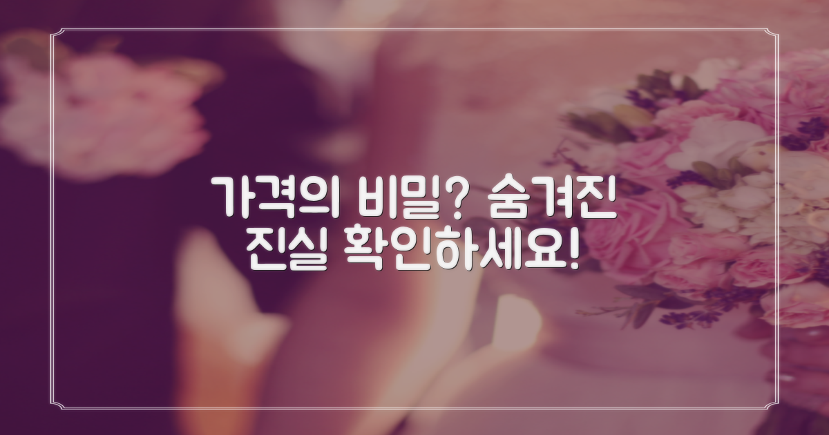 합리적인 가격, 숨겨진 비밀은?
