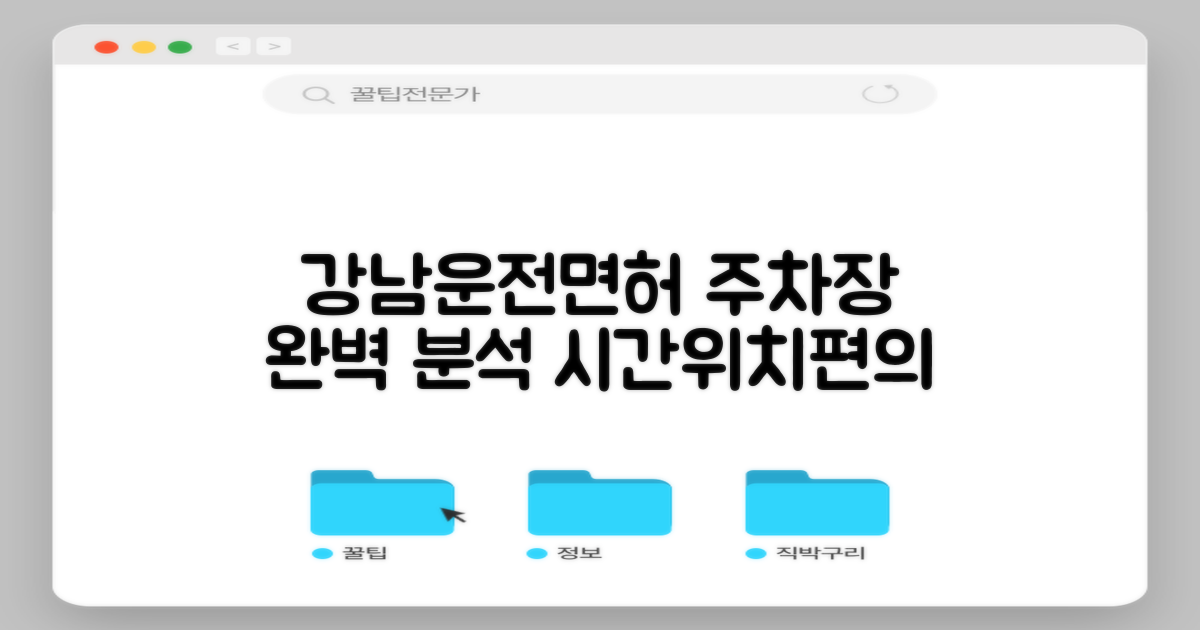 강남운전면허시험장 주차장: 운영시간, 위치, 편의시설 심층 분석