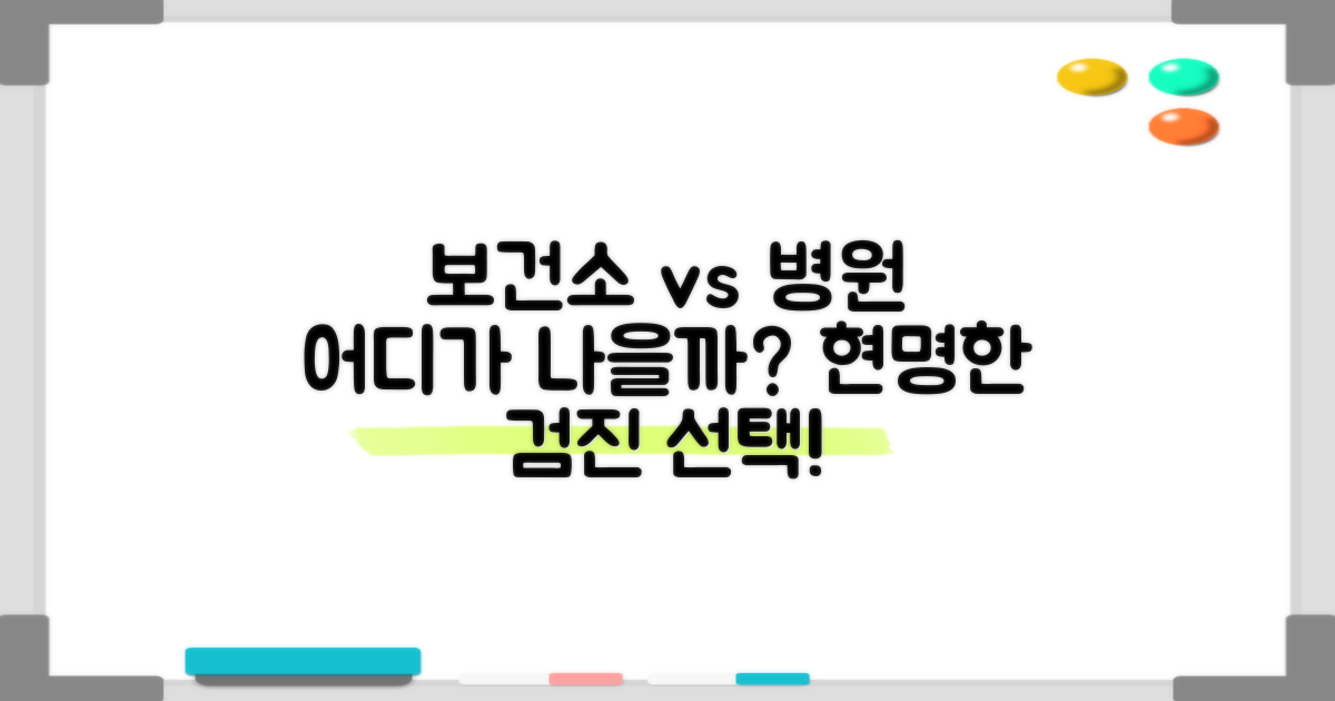 보건소 vs 병원 검진: 현명한 선택을 위한 가이드