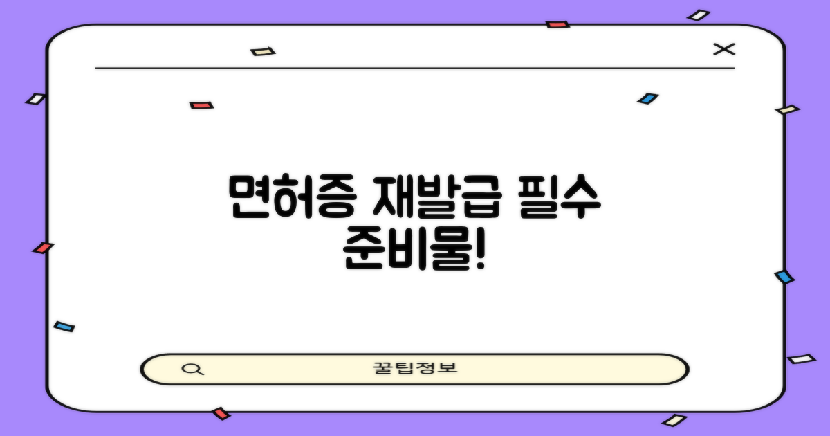 면허증 재발급, 뭘 준비할까요?