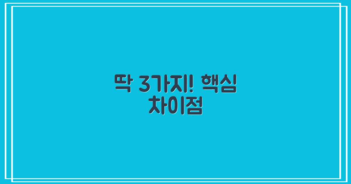 3가지 핵심 차이점