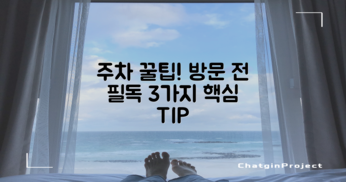 주차 포함 3가지 방문 팁