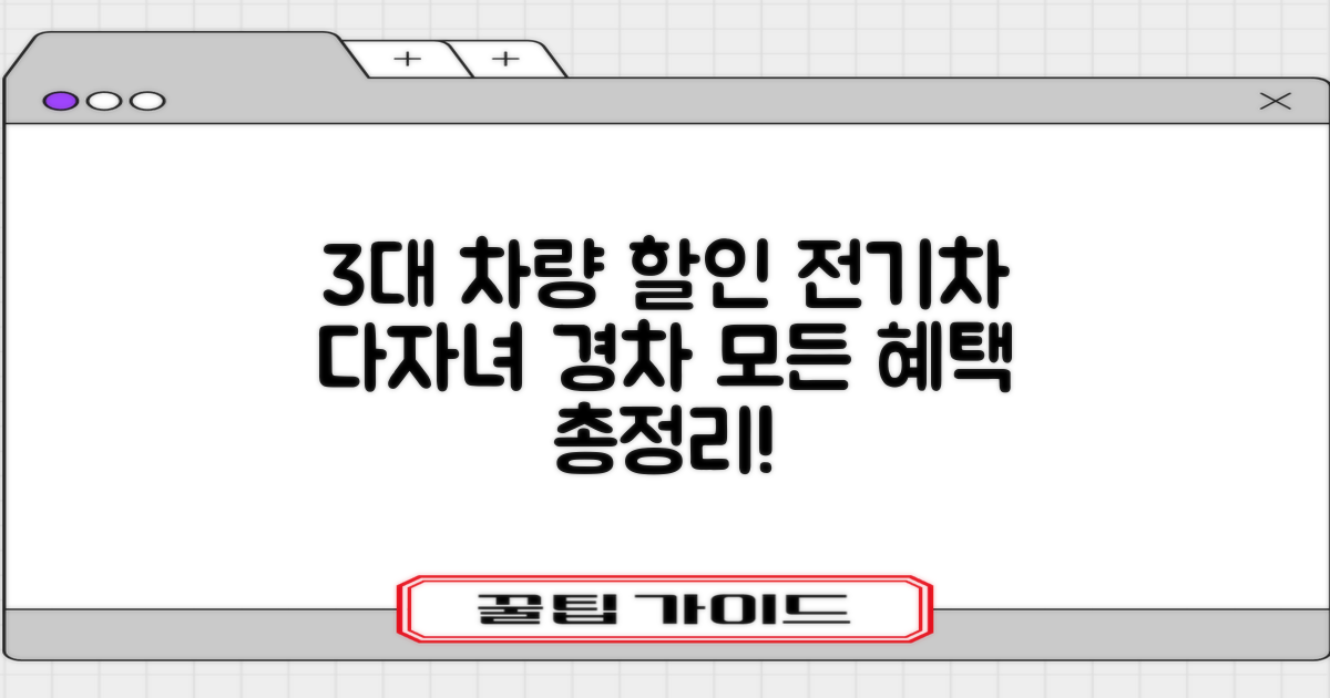 전기차, 다자녀, 경차 할인 총정리