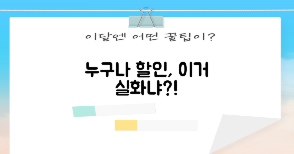 누구나 할인, 정말 가능할까요?