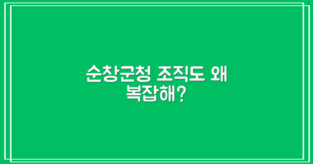 순창군청 조직도, 왜 복잡할까?