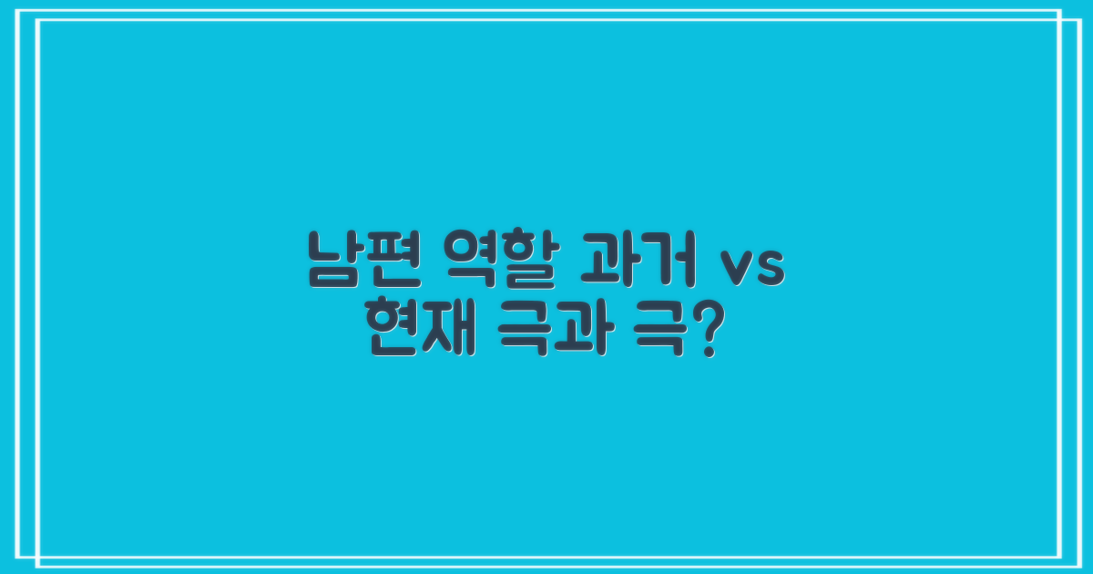 남편의 역할: 과거 vs 현재