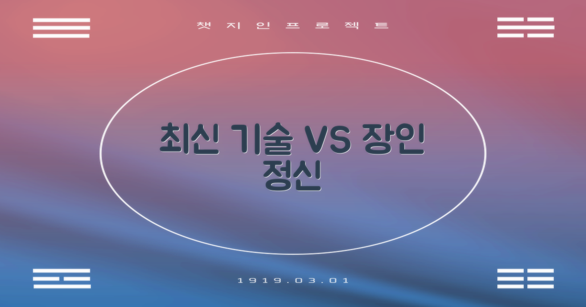 최신 기술 vs. 숙련도