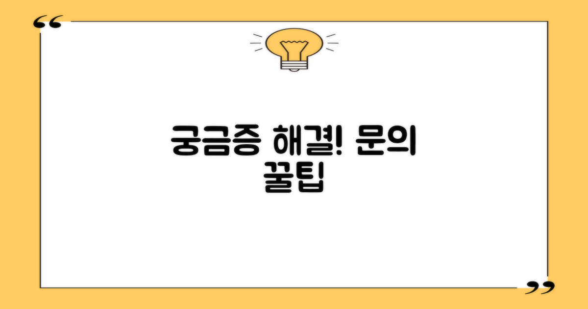 궁금증 해결! 문의 방법