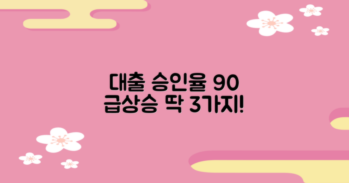대출 승인율 90% 높이는 3가지