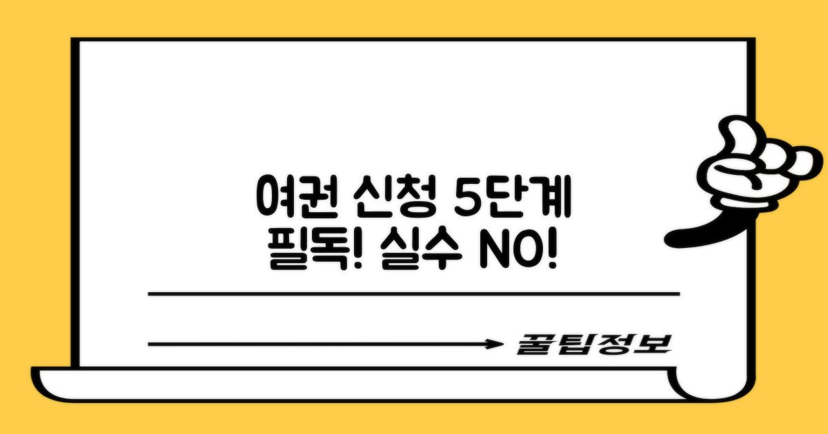 4. 여권 접수 5단계 유의사항