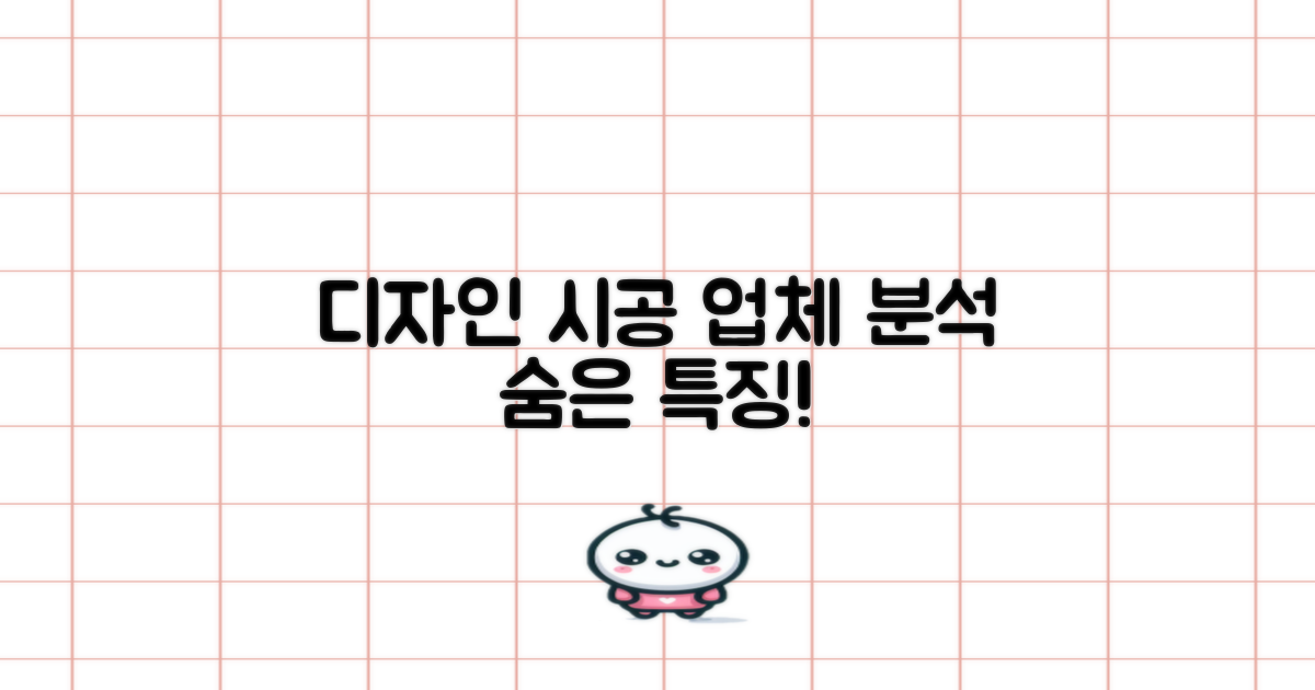 업체별 디자인 및 시공 특징