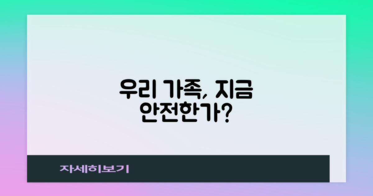 우리 가족, 안전할 수 있을까?
