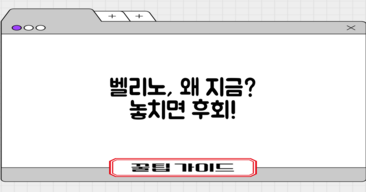 왜 지금 벨리노여야 할까?