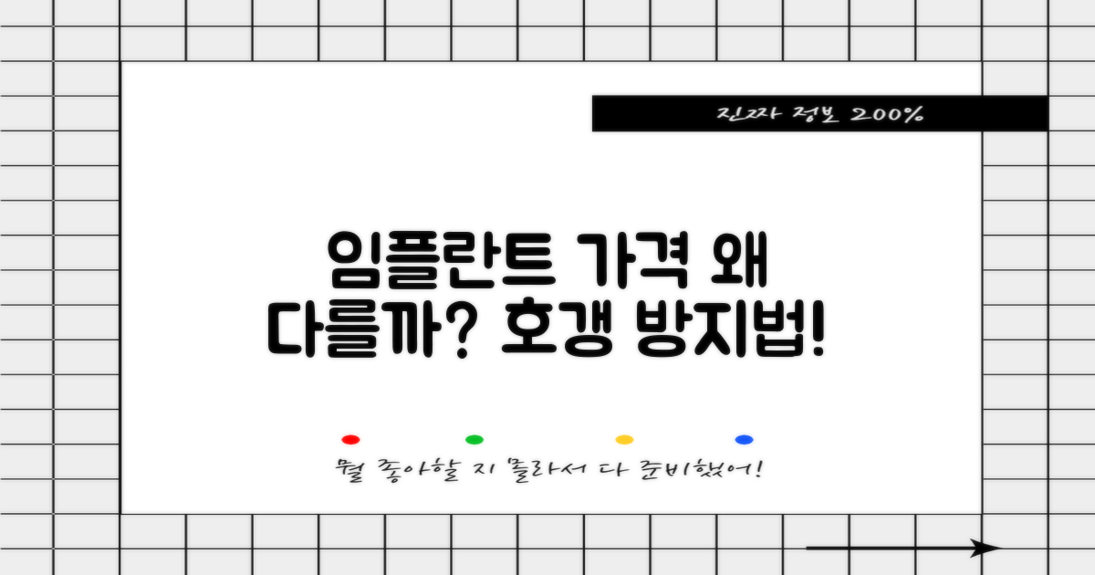 임플란트 가격 결정 요인과 주의점