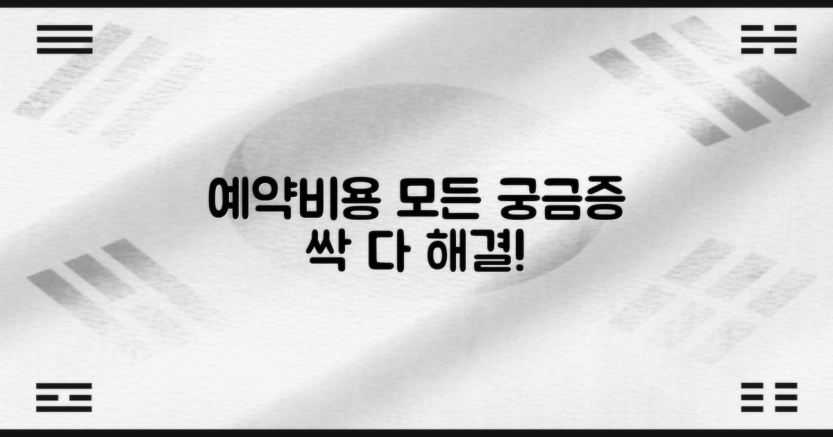 예약은 어떻게? 비용은 얼마?