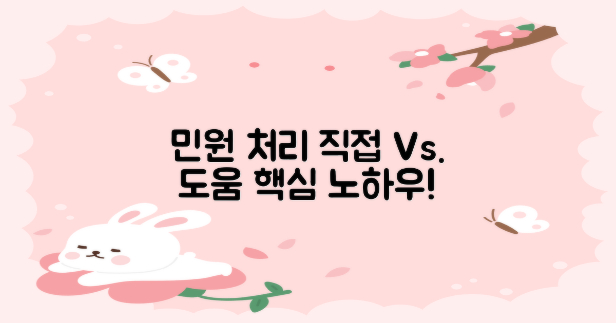 직접 vs 도움, 민원 처리 노하우