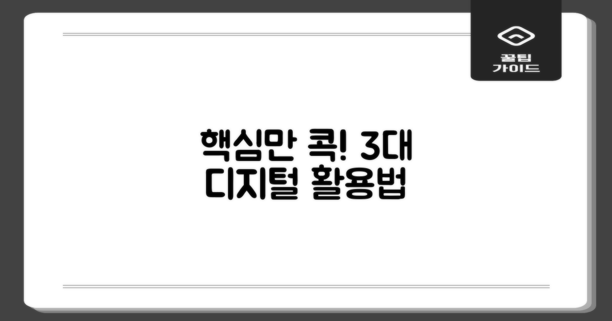 3대 핵심 디지털 이용