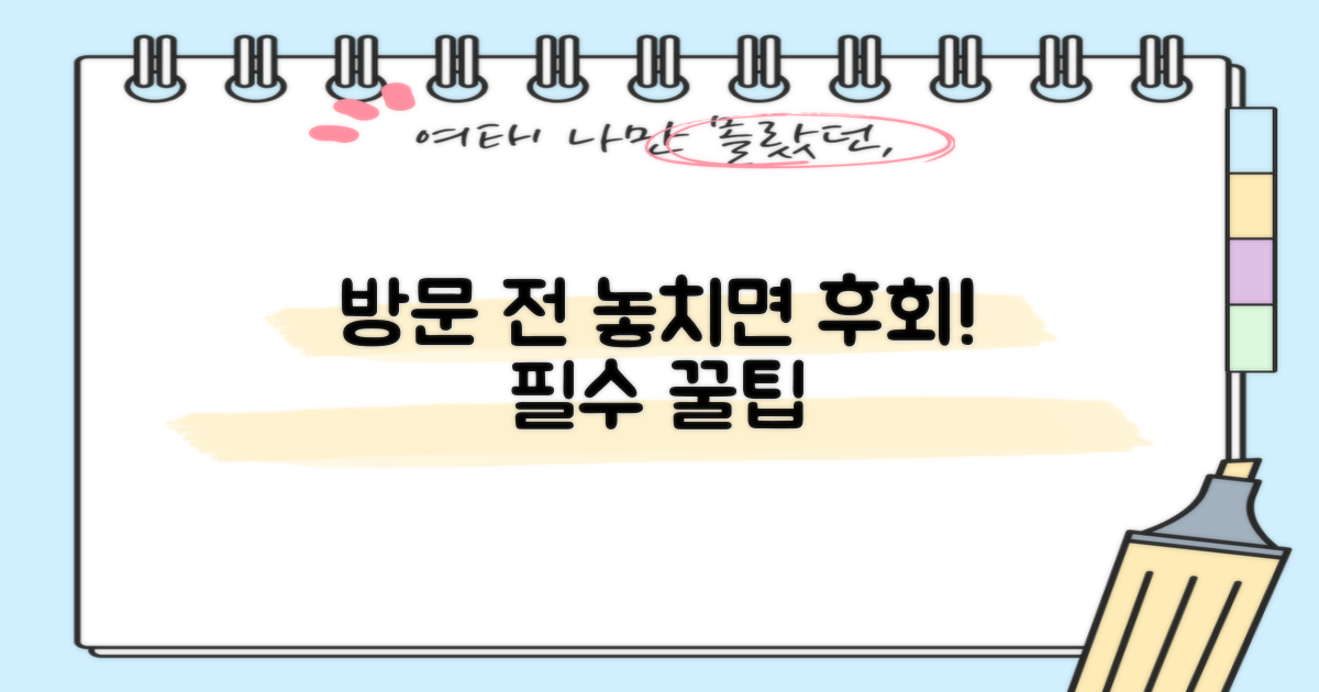 방문 전 꼭 알아둘 팁