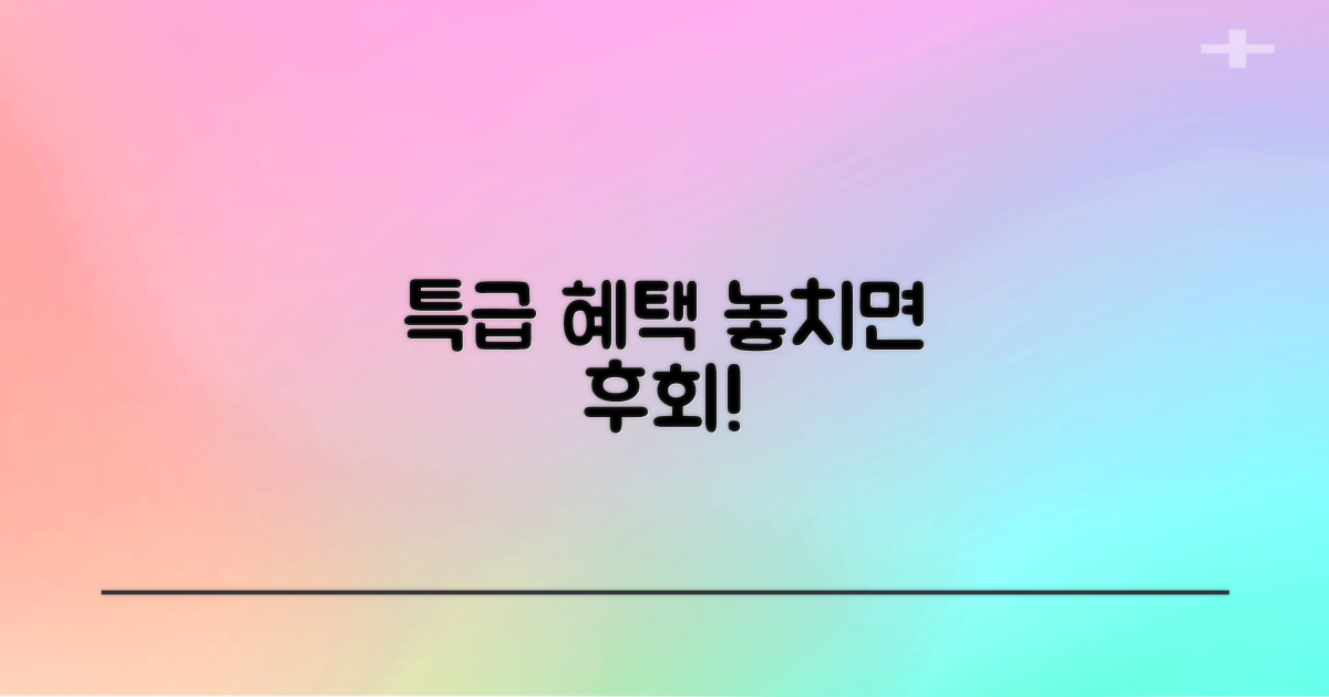 특별 혜택, 무엇이 있을까요?